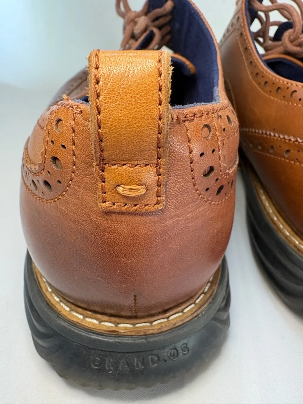 Cole Haan Grand Revolution Wingtip Oxfords Size 12 WIDE